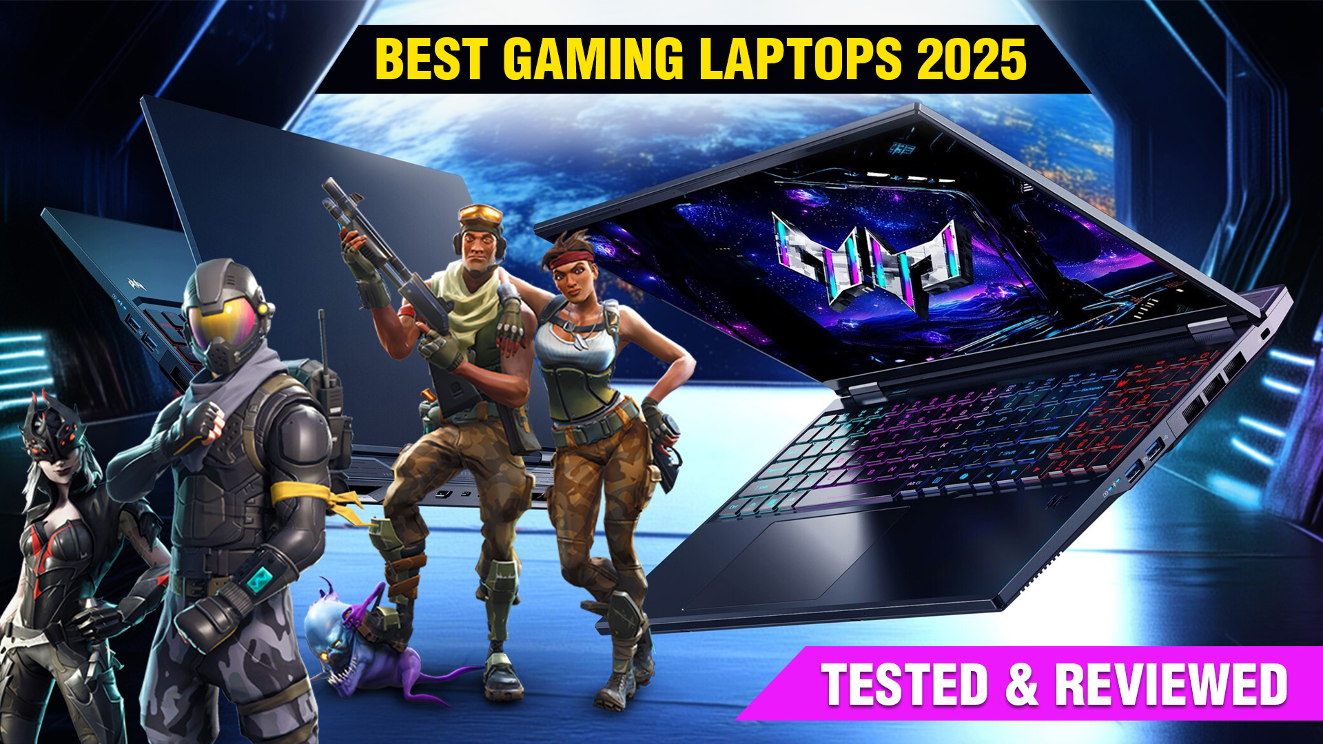 Best Gaming Laptops 2025 : Tested, Reviewed & Ranked